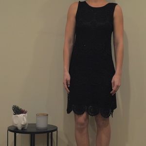 1920’s style Embroidered black cocktail dress